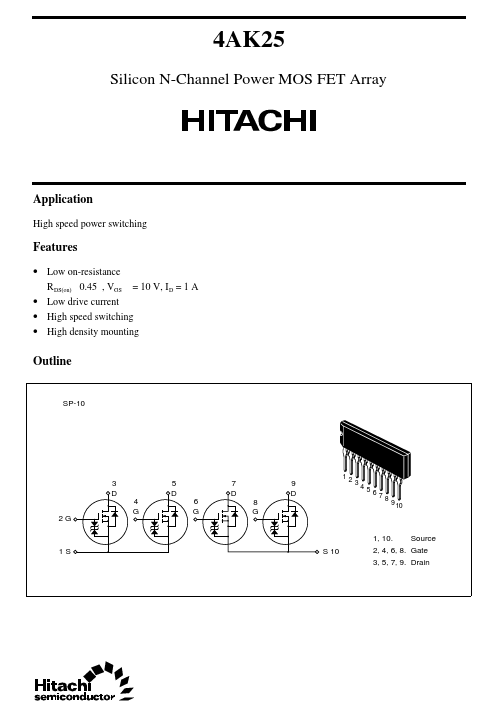 4AK25 Hitachi Semiconductor