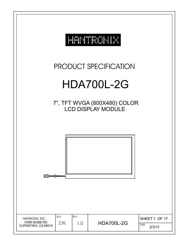 HDA700L-2G