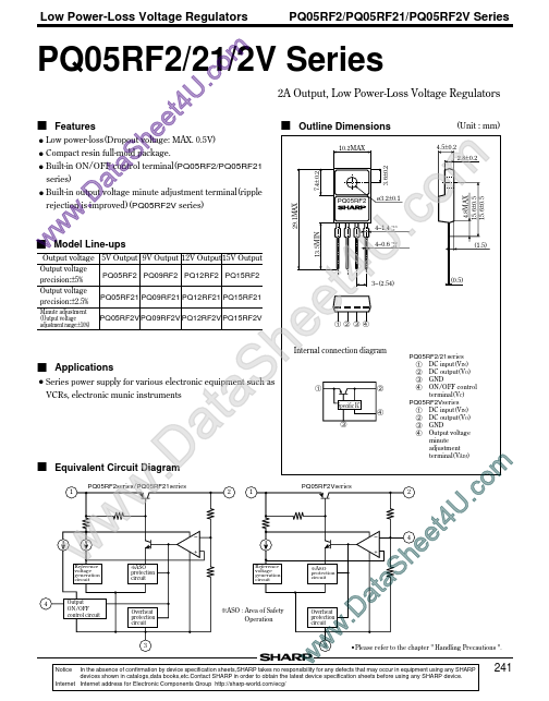 PQ12RF2 Sharp Microelectronics