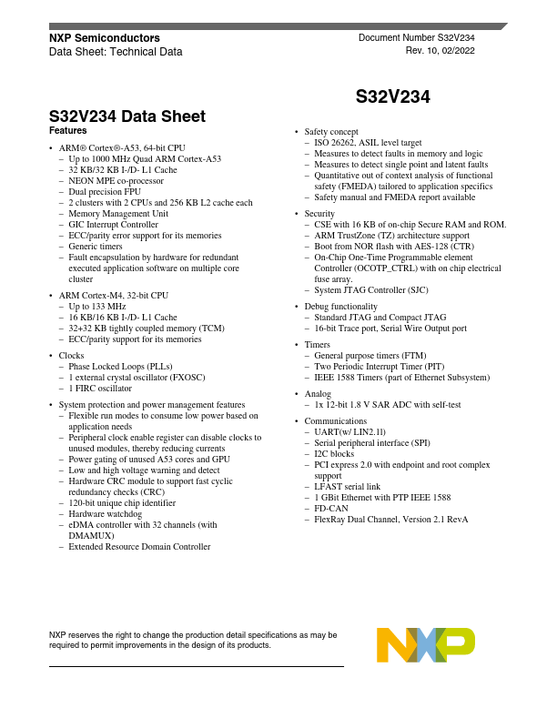 S32V234 NXP