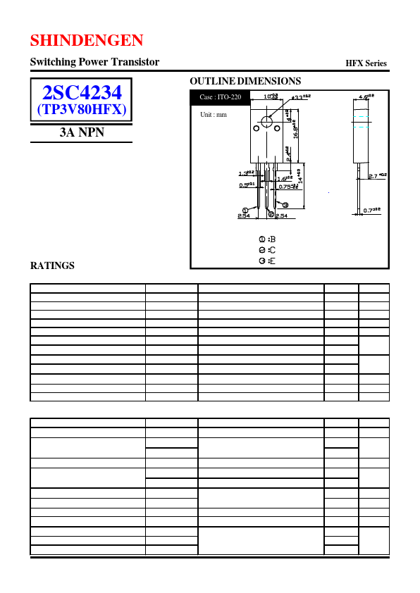 2SC4234 Shindengen Electric Mfg.Co.Ltd