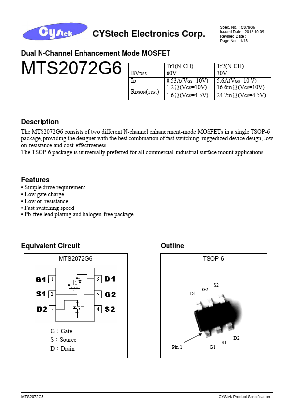 MTS2072G6