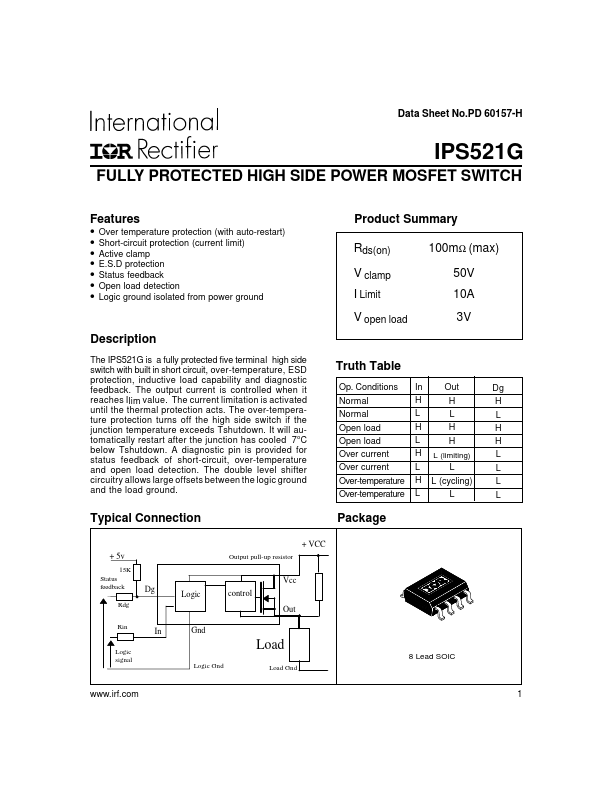 IPS521G International Rectifier