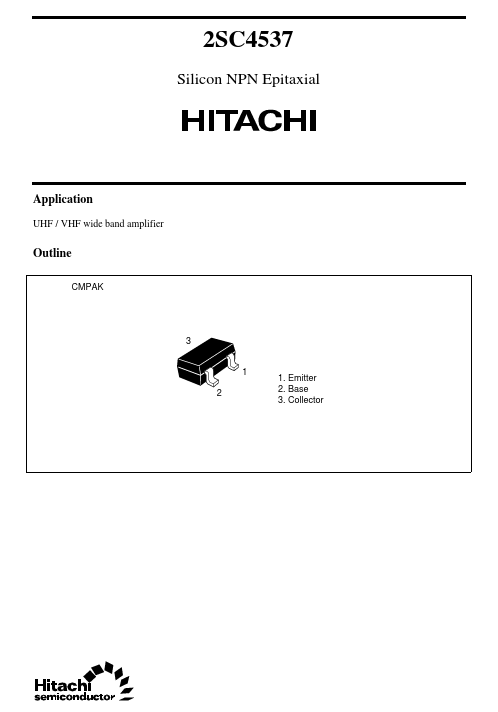 2SC4537 Hitachi Semiconductor