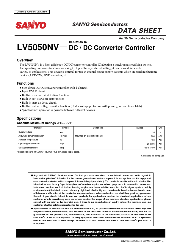 LV5050NV