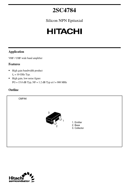 2SC4784 Hitachi Semiconductor