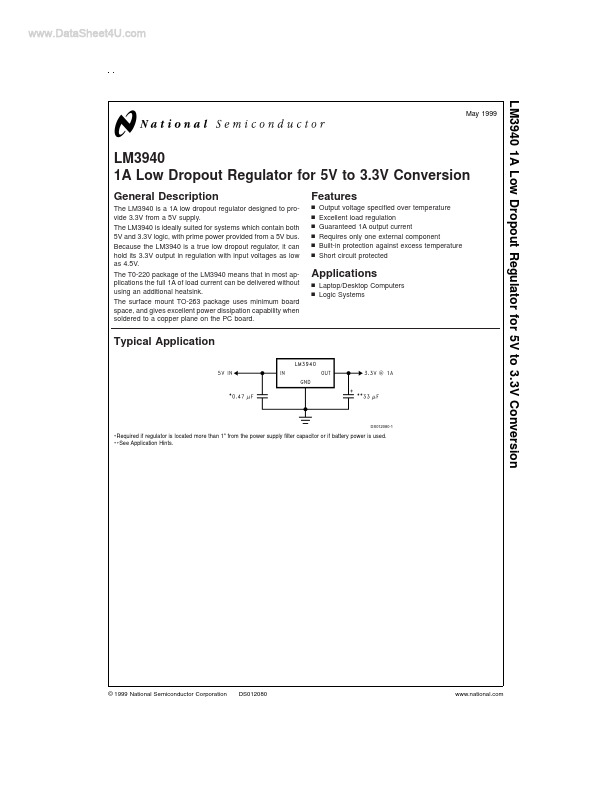 LM3940 National Semiconductor