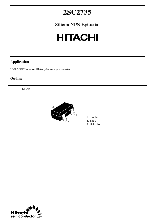 2SC2735 Hitachi Semiconductor