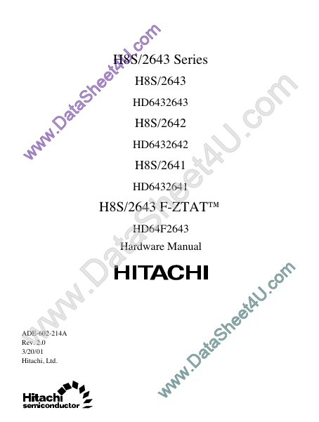 HD6432643 Hitachi