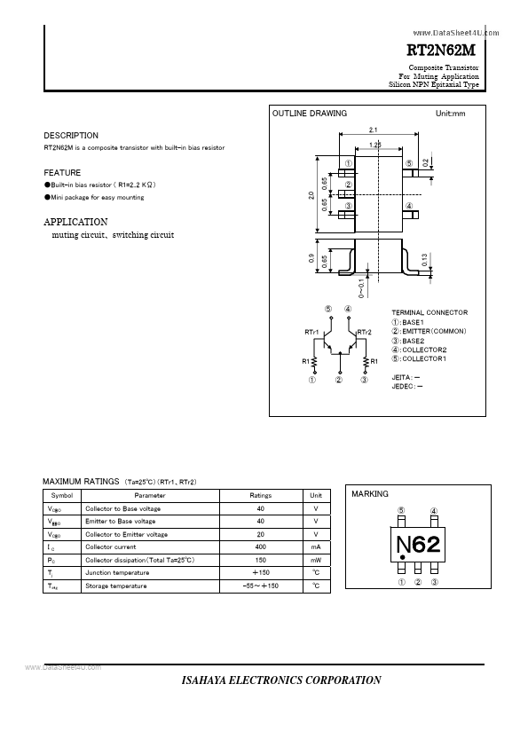 RT2N62M Isahaya Electronics Corporation