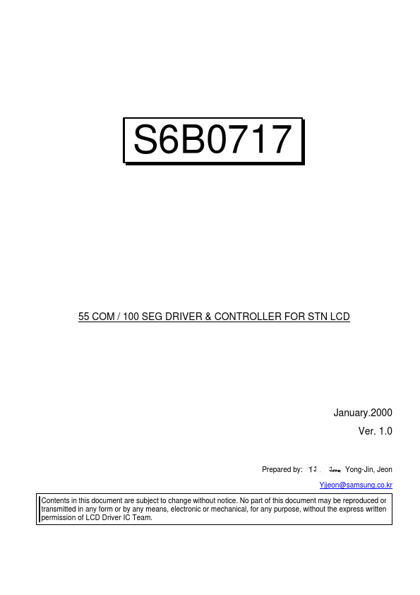 S6B0717X01-B0CZ Samsung semiconductor