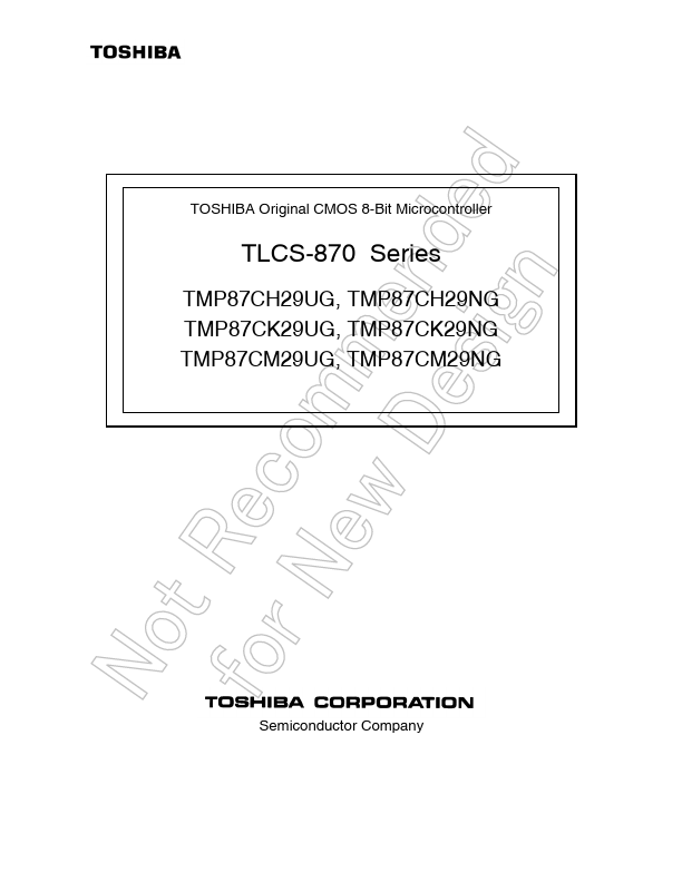 TMP87CM29UG Toshiba