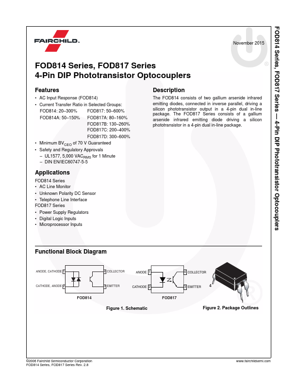 FOD817D Fairchild Semiconductor