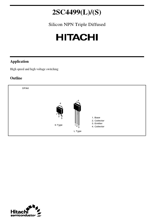 2SC4499S Hitachi Semiconductor