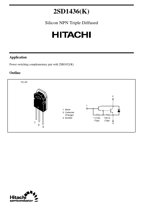 2SD1436K Hitachi Semiconductor