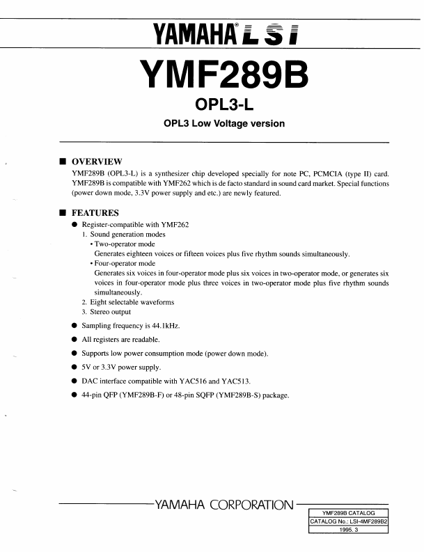 YMF289B